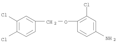 Benzenamine, 3-chloro-4-[(3,4-dichlorophenyl)methoxy]-